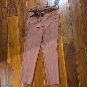 Stylish Pink Tie-Waist Pants